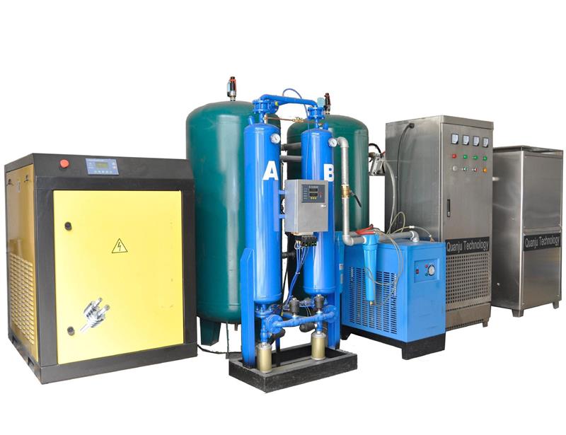 廣州佳環(huán)大公斤級臭氧發(fā)生器，8.5公斤臭氧發(fā)生器，氧氣源8.5KG臭氧發(fā)生器出貨視頻